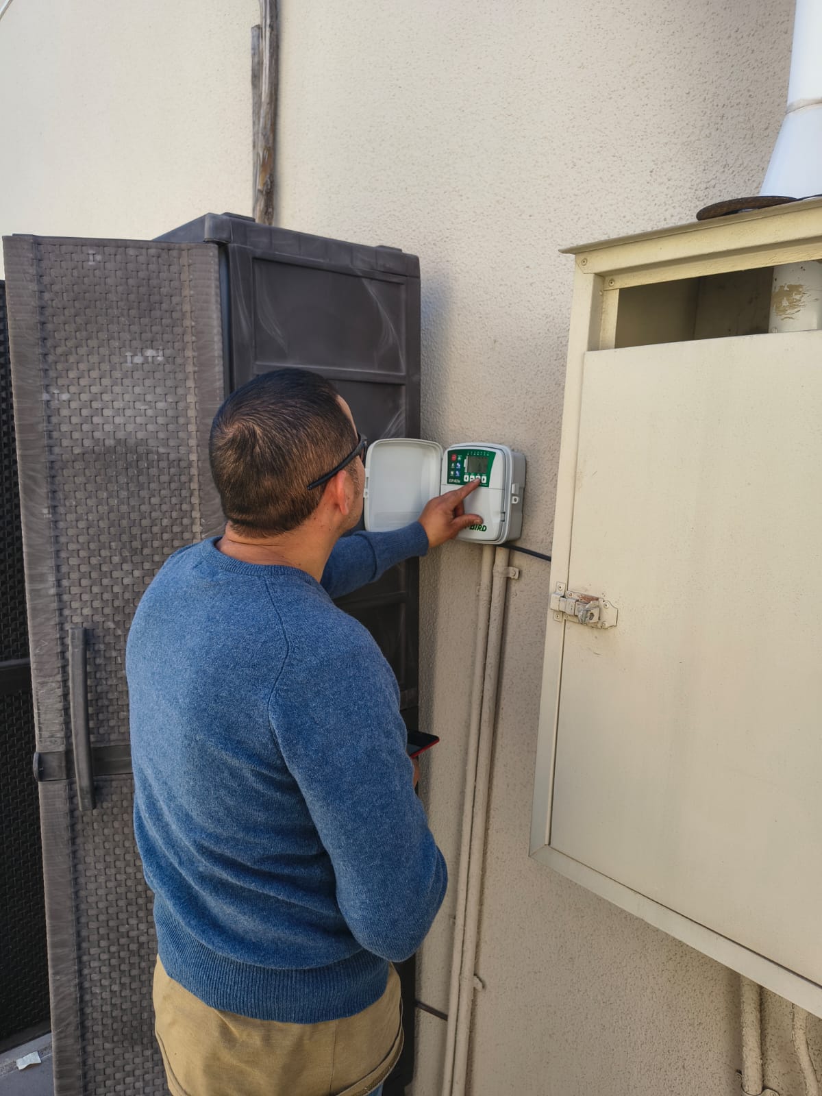 Programador de riego tecnificado